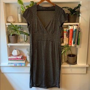 Banana Republic houndstooth dress